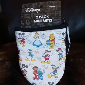 Disney Character Kids Mittens - White and Multicolor